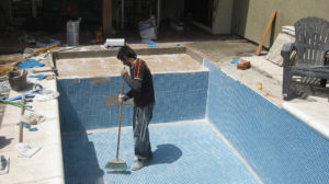Pileta con Cerámica Veneciana